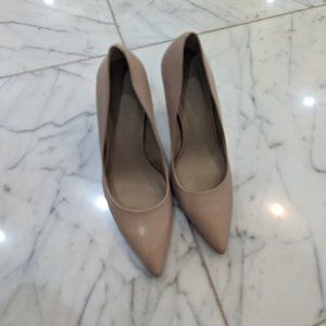 Nude Leather Saks 5Th Ave Heels